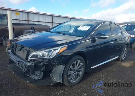 2017 Hyundai Sonata Sport z USA, uszkodzony, nr VIN 5NPE34AF6HH481068